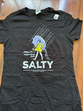 Salty Graphic Tee - Black Women’s Short Sleeve Top